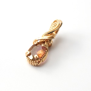 【ペンダントトップ】トルマリン 02【K14GF】