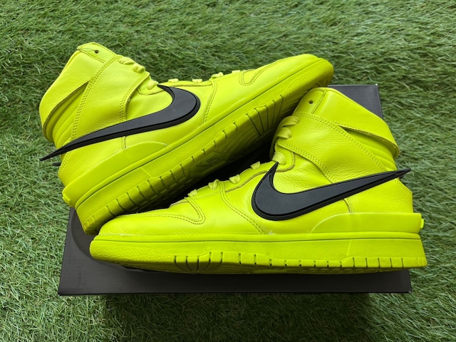 NIKE × AMBUSH DUNK HIGH FLASH LIME CU7544-300 27.5cm 10802