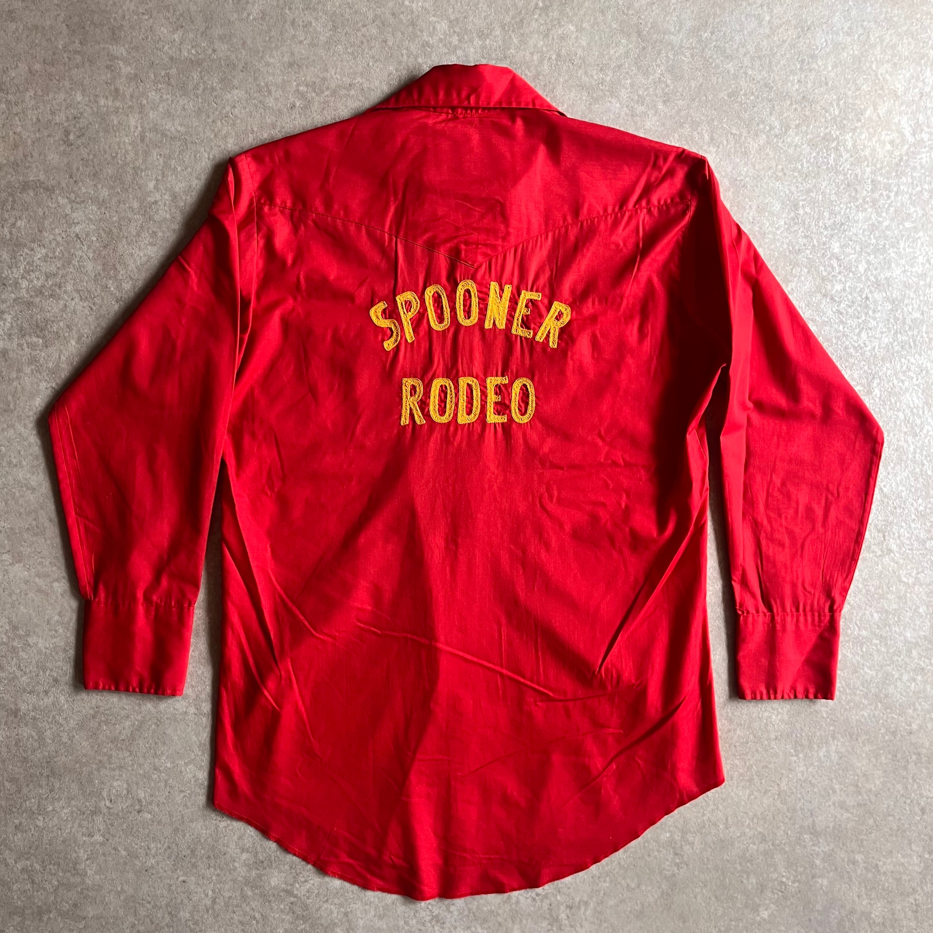 1970s Vintage Red Western Shirt