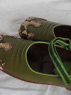 “MIU MIU” 1999ss archive flat shoes Made in ITALY