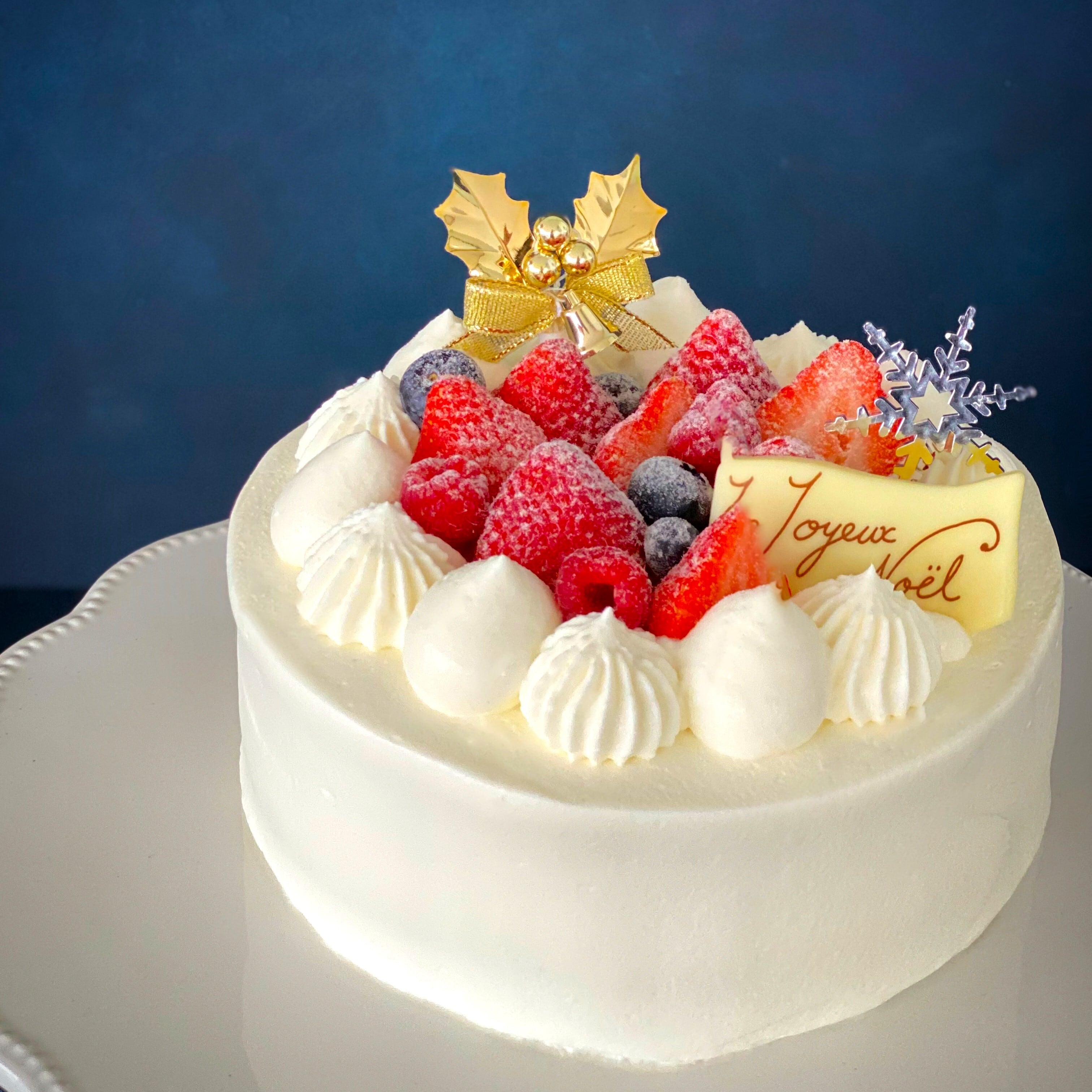 「苺のクリスマスショートケーキ」  5号サイズ