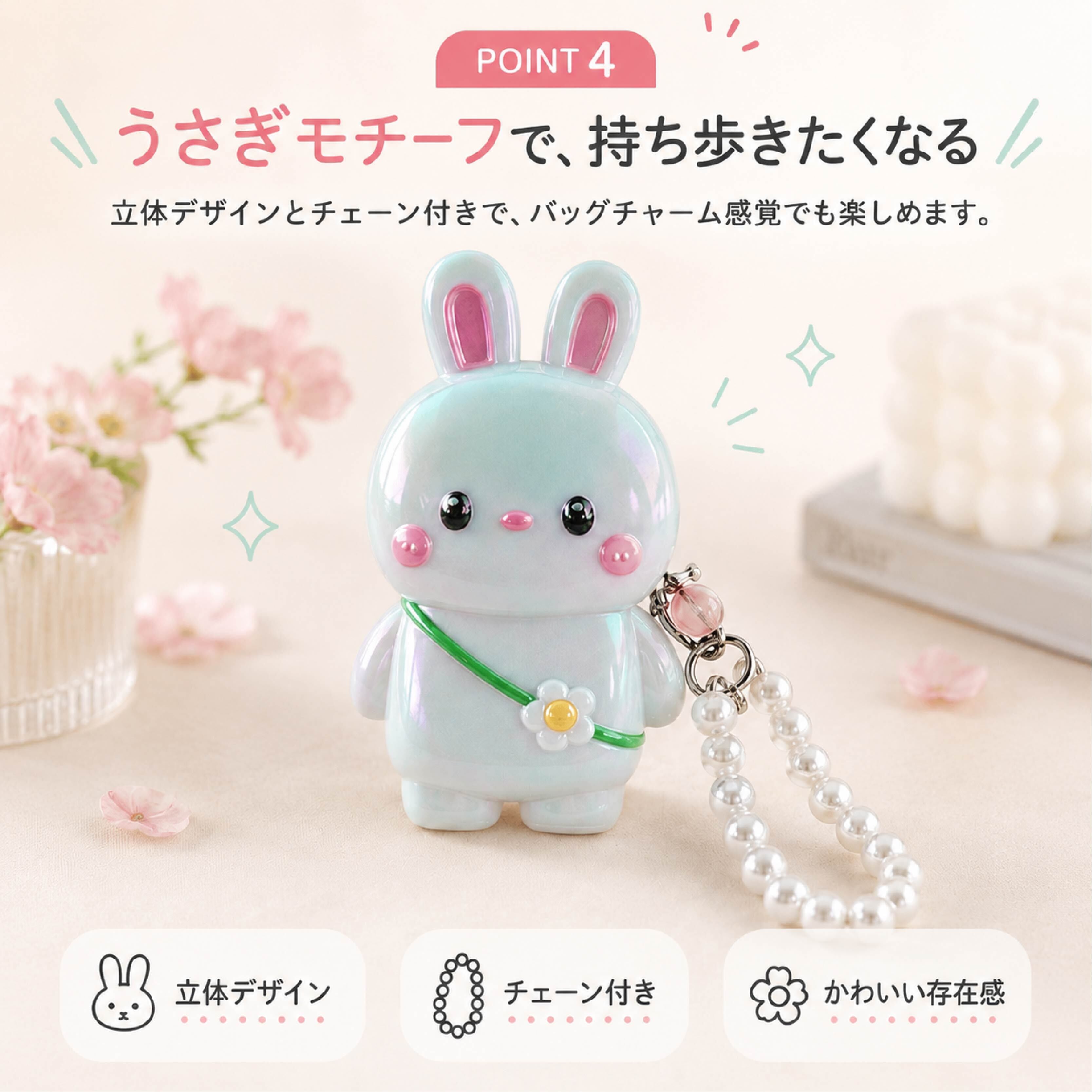 SQ 657 . ホンダ対応 スマートキーケース うさぎ型 キーカバー