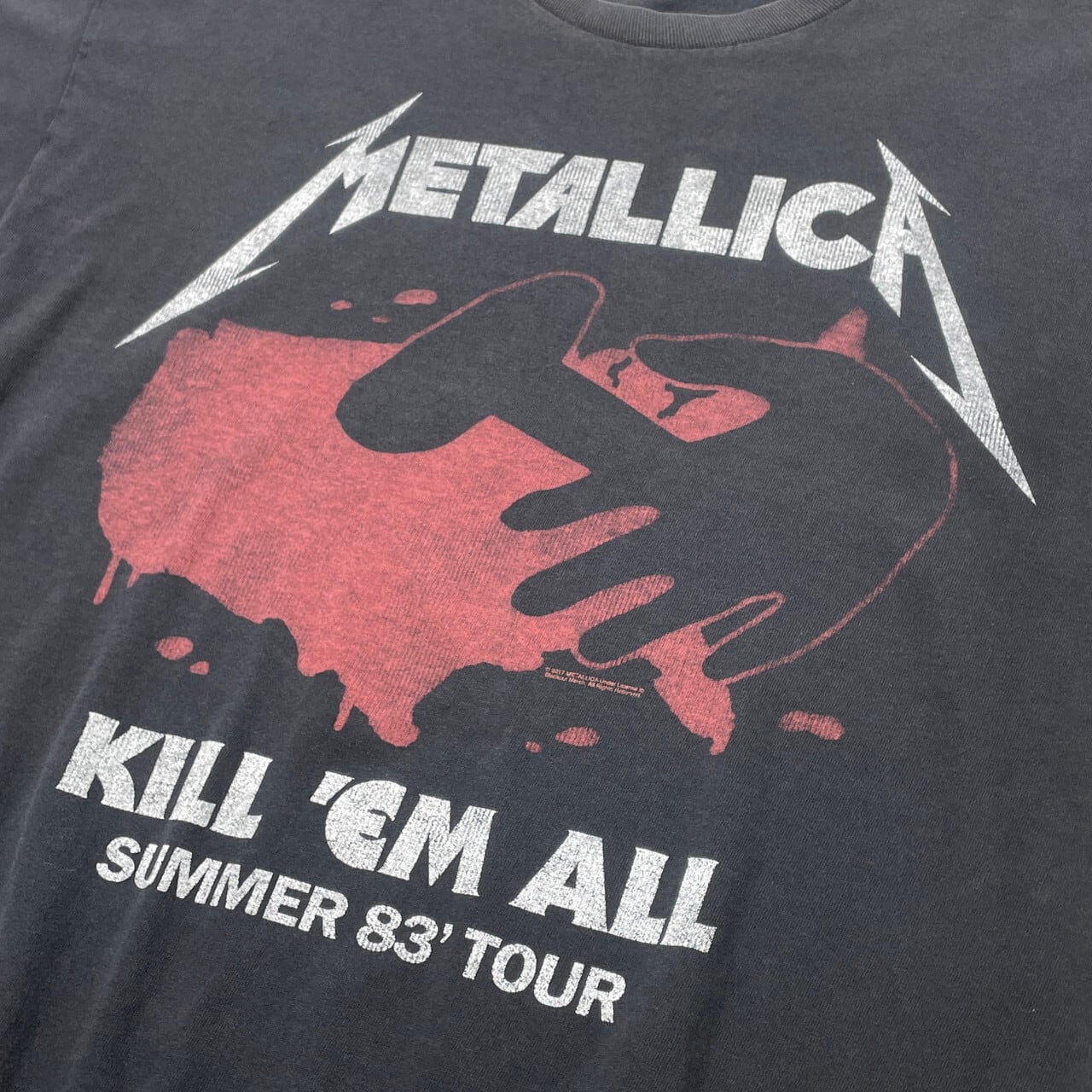 00年代 METALLICA メタリカ バンドTシャツ バンT ツアー メンズXL 古着  