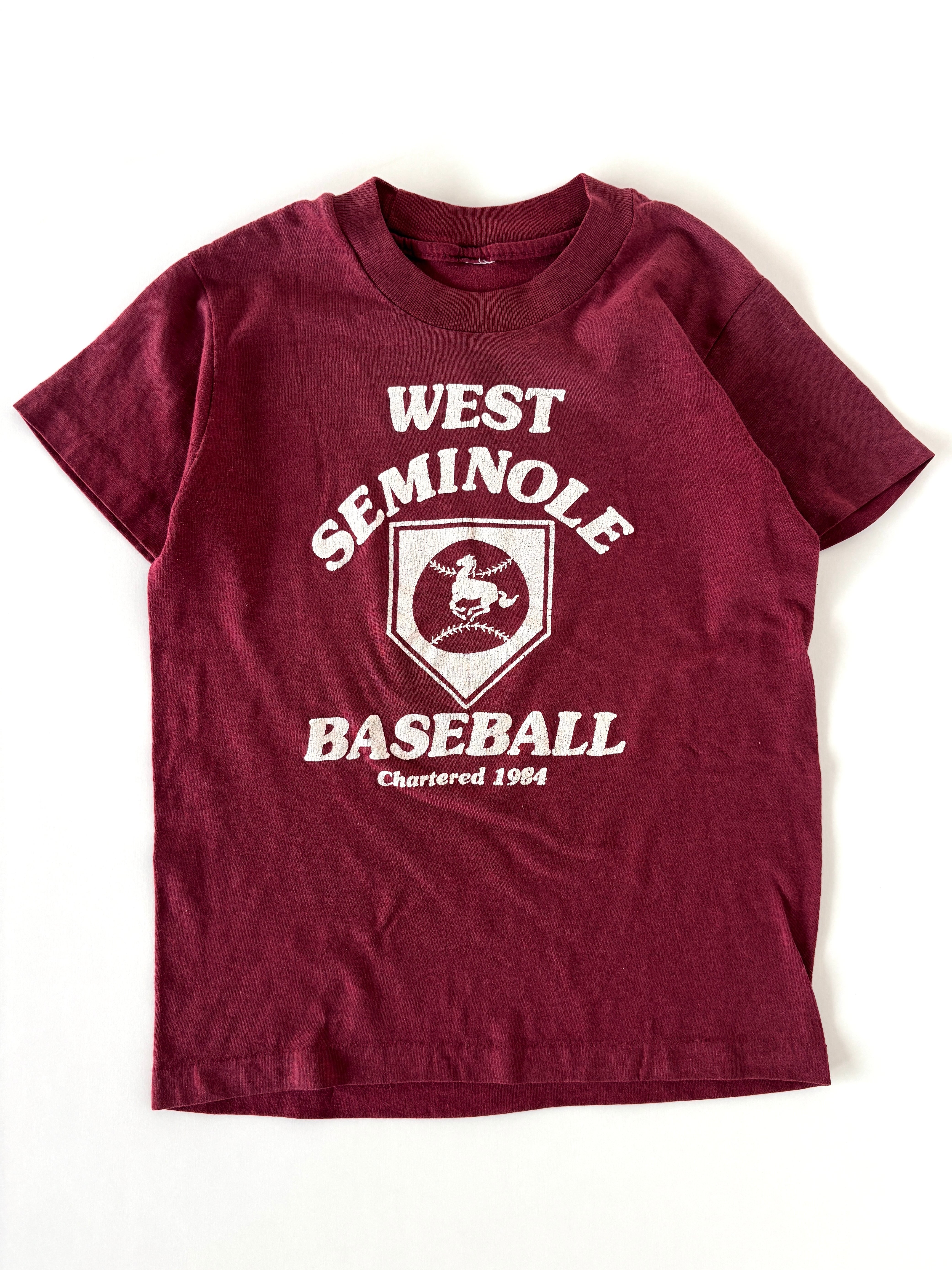 【5-7T相当・vintage】SEMINOLE BASEBALL tee