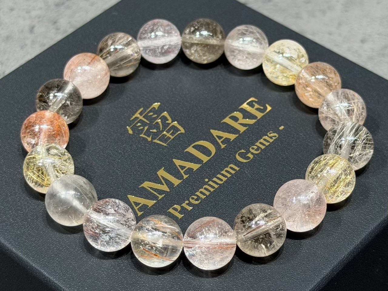 No.2313-1 ルチルクォーツブレスレット