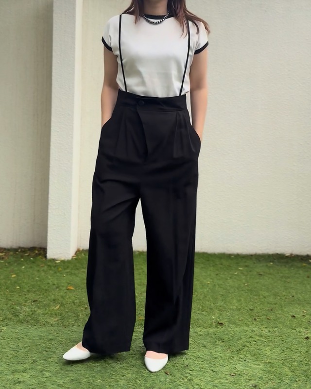 ラスト1点【YENN（イエン）】ショートスリーブ リブT / SHORT SLEEVE RIB TEE
