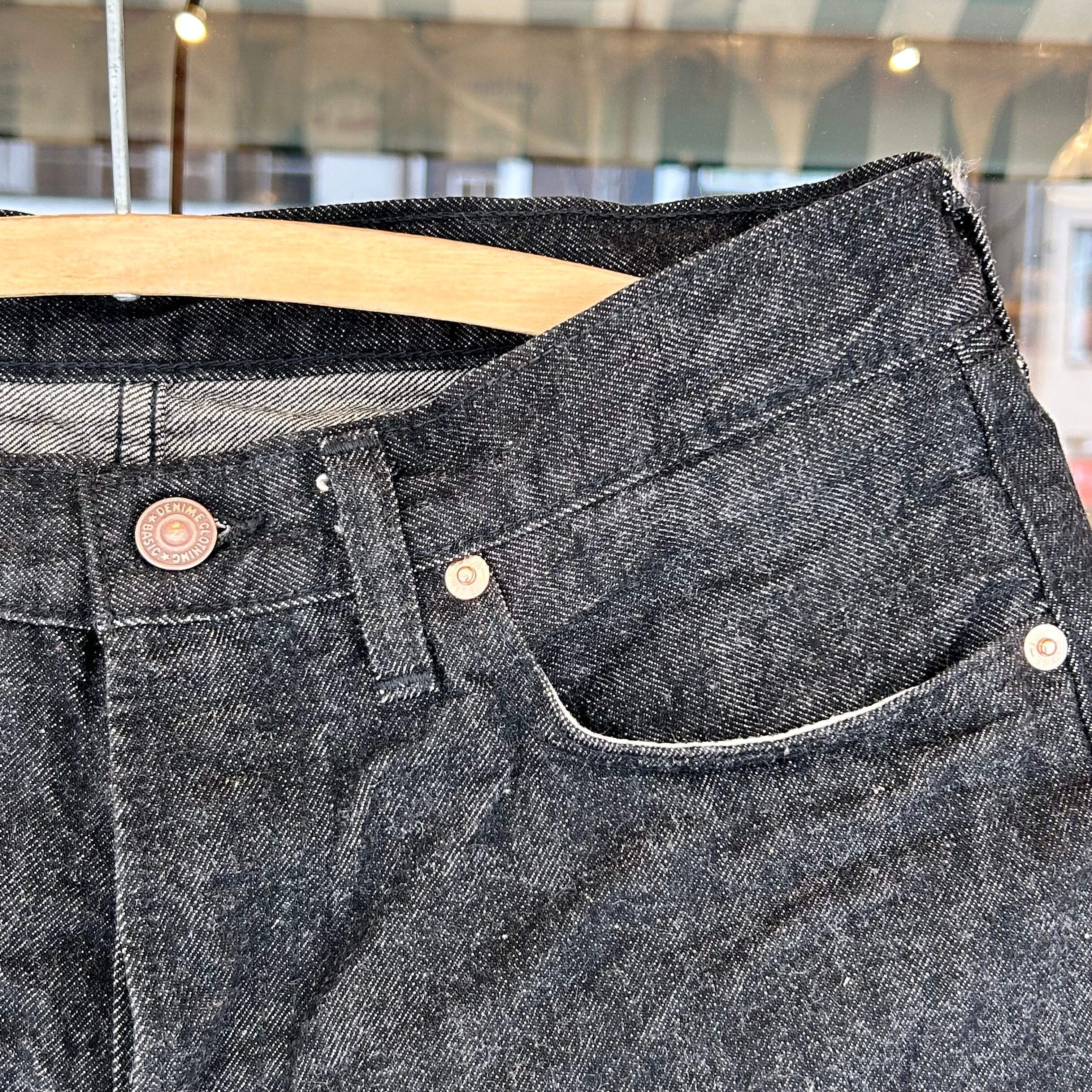 DENIME Lot 224-66B (66 MODEL BLACK DENIM) レングス32inch | union