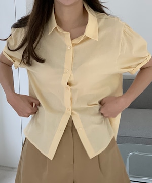 《即納商品》marshmallow shirt (ivory / blue / yellow / pink )