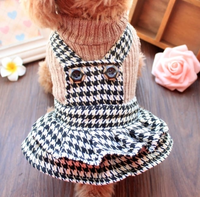 犬のスカートのみ　500円 kamakuradog クラシカルデニムオーバーオール＆ジャンパー