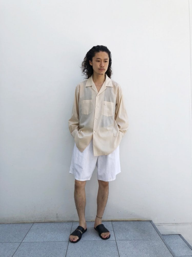 Arrow [ARROW] Vintage Open Collar Shirt [1960s-] Vintage Open