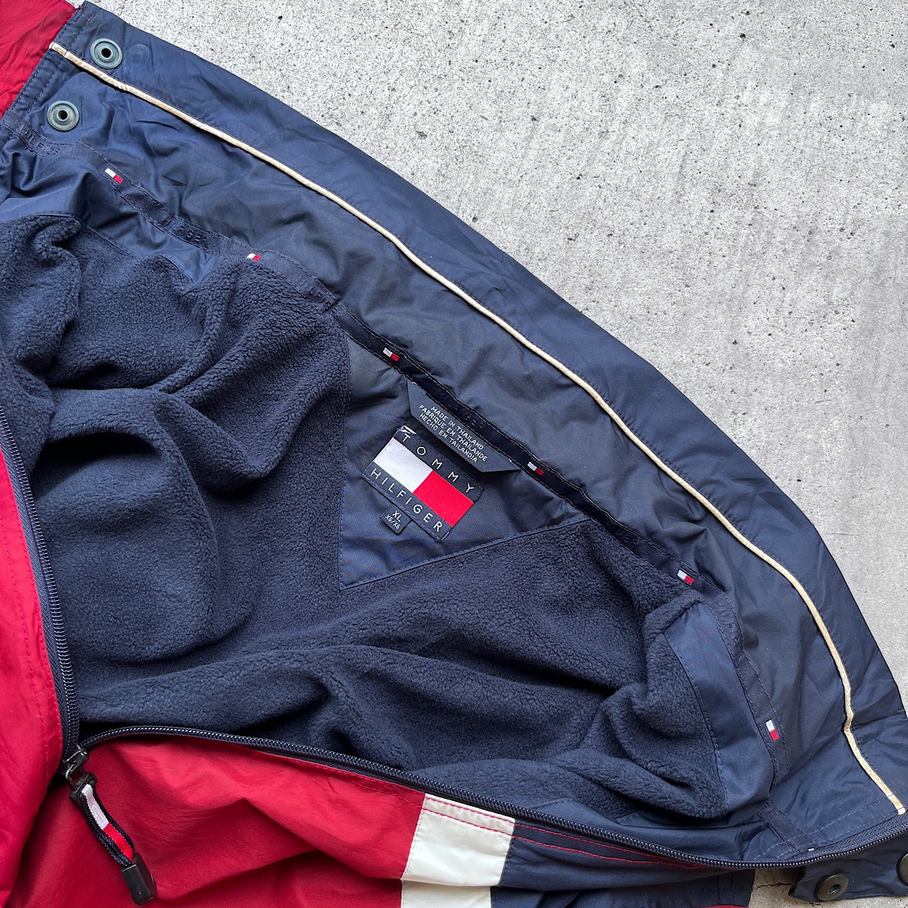90年代 TOMMY HILFIGER トミーヒルフィガー ハイネック ポリエステル 