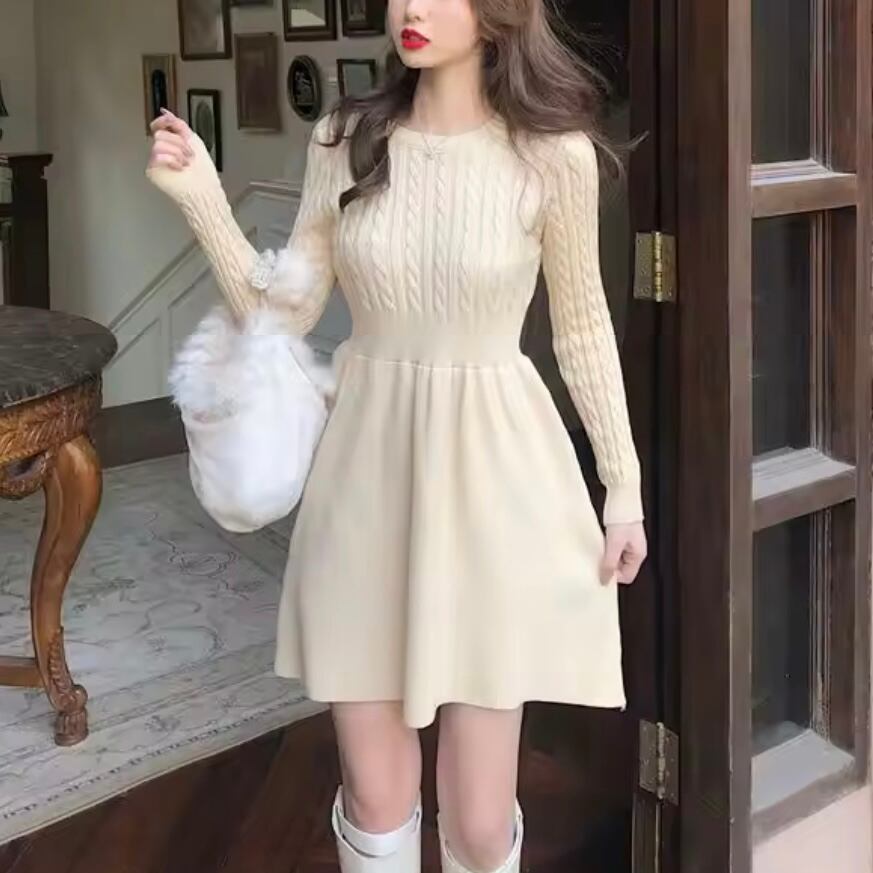 ウィンターニット エレガントワンピ