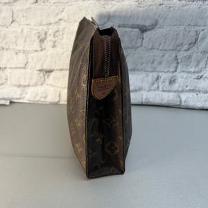【最終処分SALE】LOUIS VUITTON ルイヴィトン モノグラム LV   レザー ハンドバッグ ブラウン A-12098