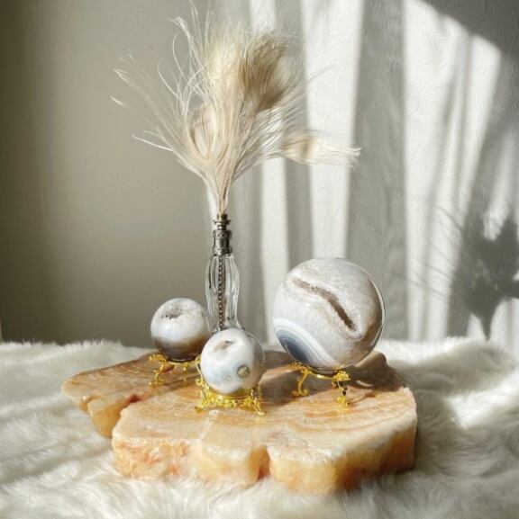 笑口メノウのスフィア | スピリチャルショップ Amrita✧Crystal (Base