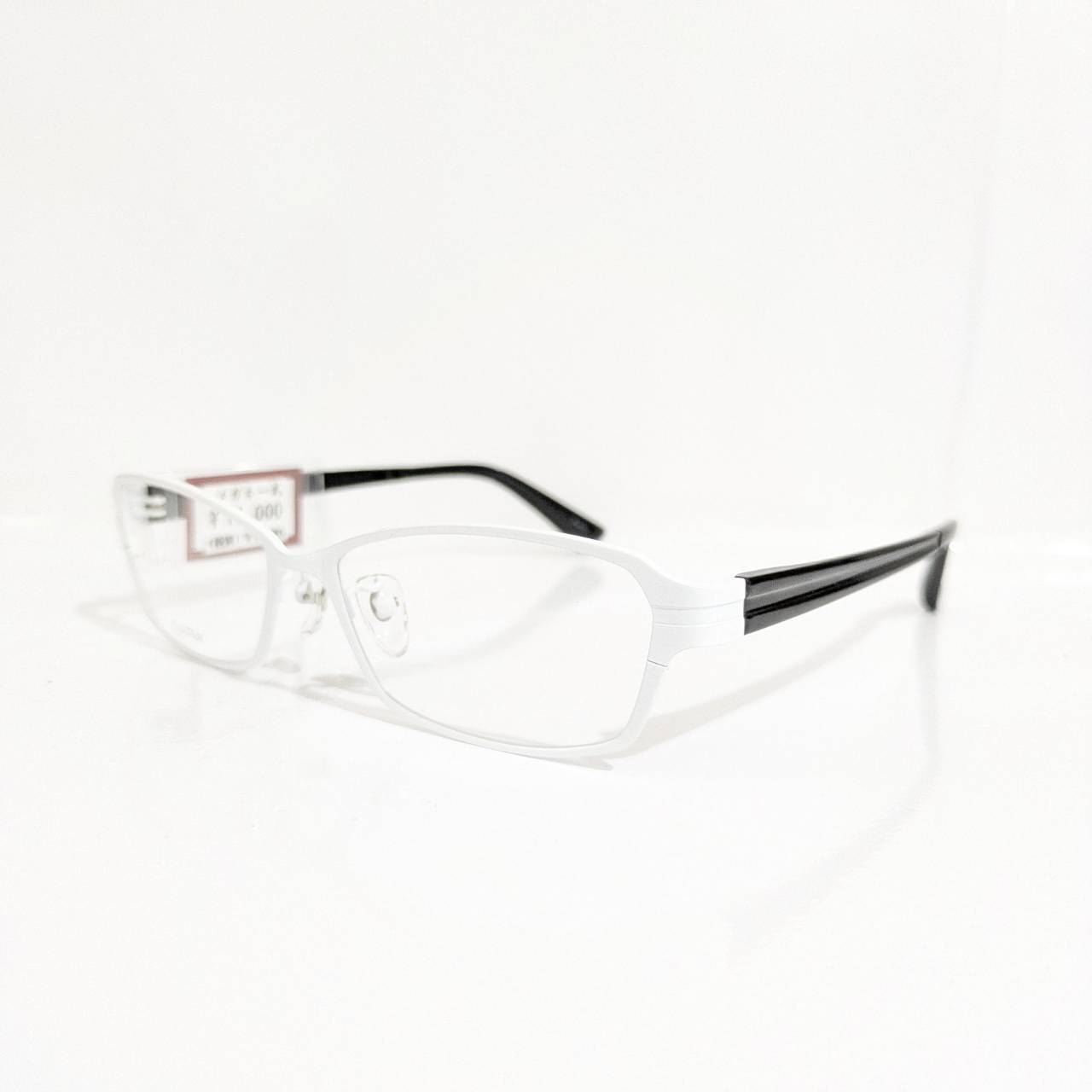 【ULTEM】スクエアメタルフレーム ホワイト