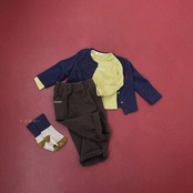 韓国子供服 / 26Autumn / raker / ハートアイレットカーディガン / 女子服 / キッズ服 / 秋服 *XS~XXL*