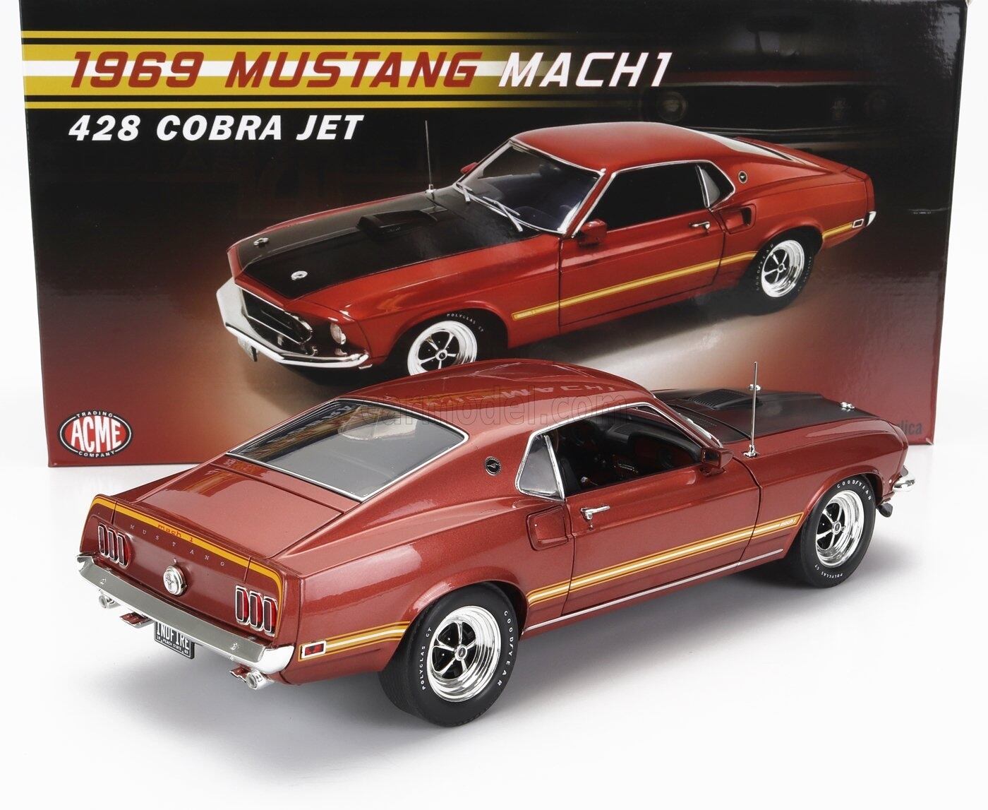 ミニカー アメ車 1/18 フォード マスタング 429 ACME-MODELS 1/18 FORD 