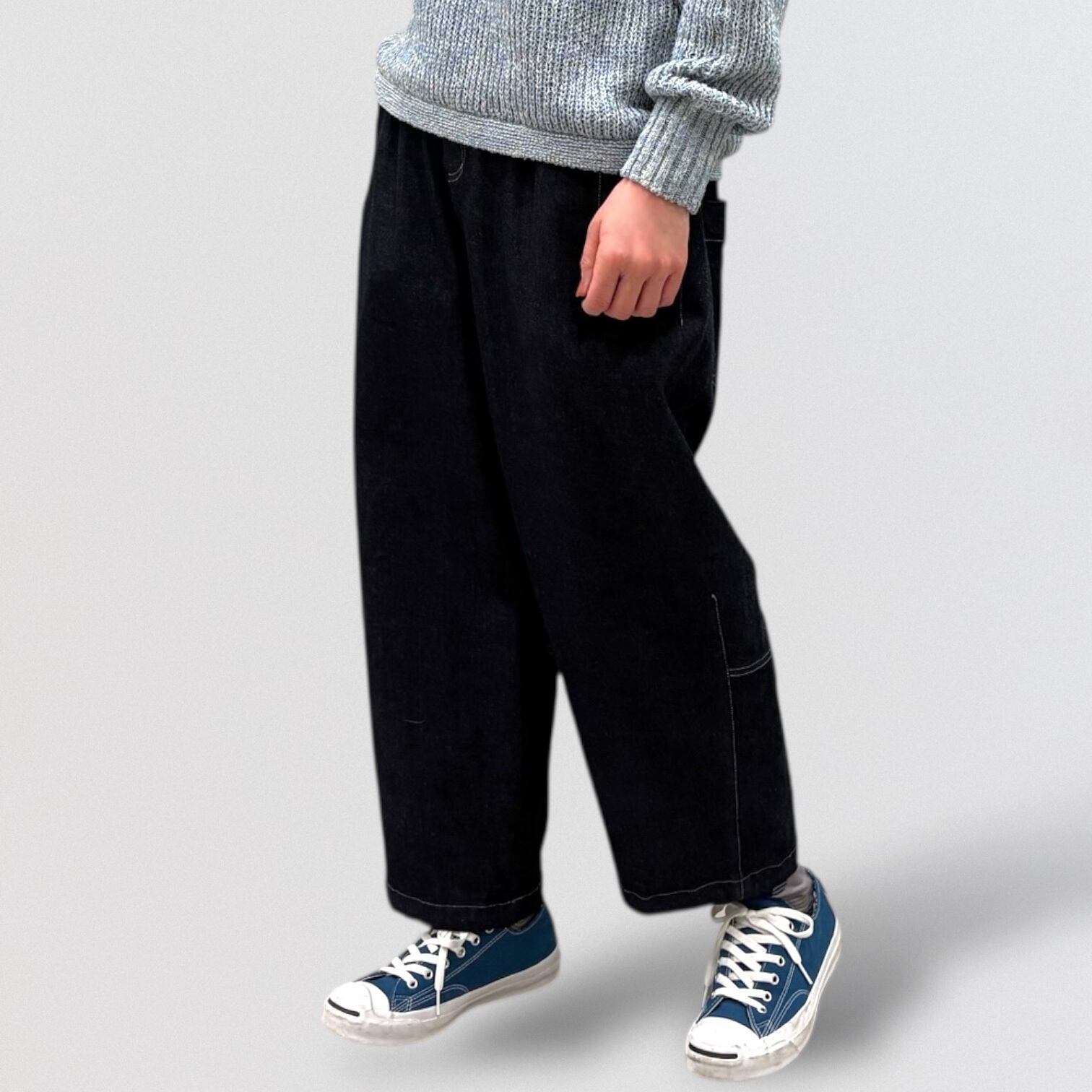 Co's 8.5oz stretch denim balloon pants | CoCo Cuore