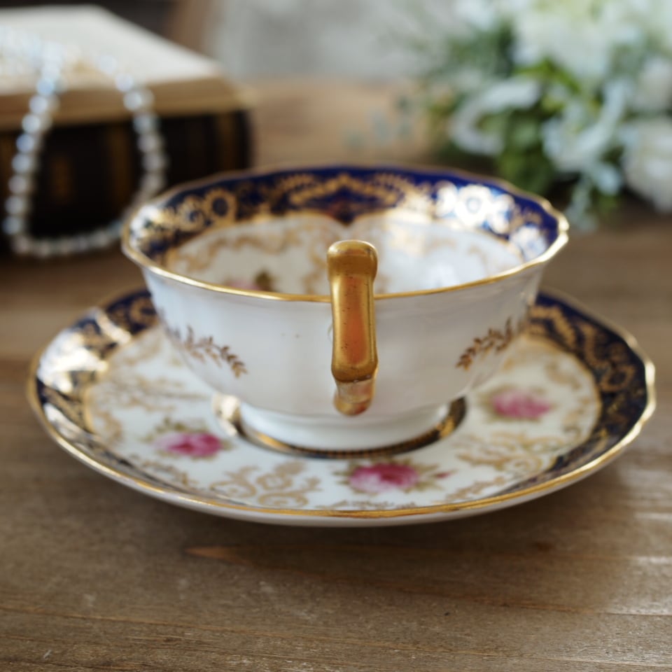 美品】英国コウルドンcauldon 1910年頃 カップ＆ソーサー | antique