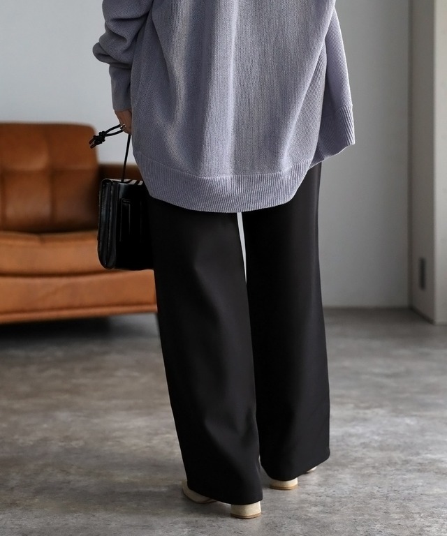 ハイウエストピンタックパンツ