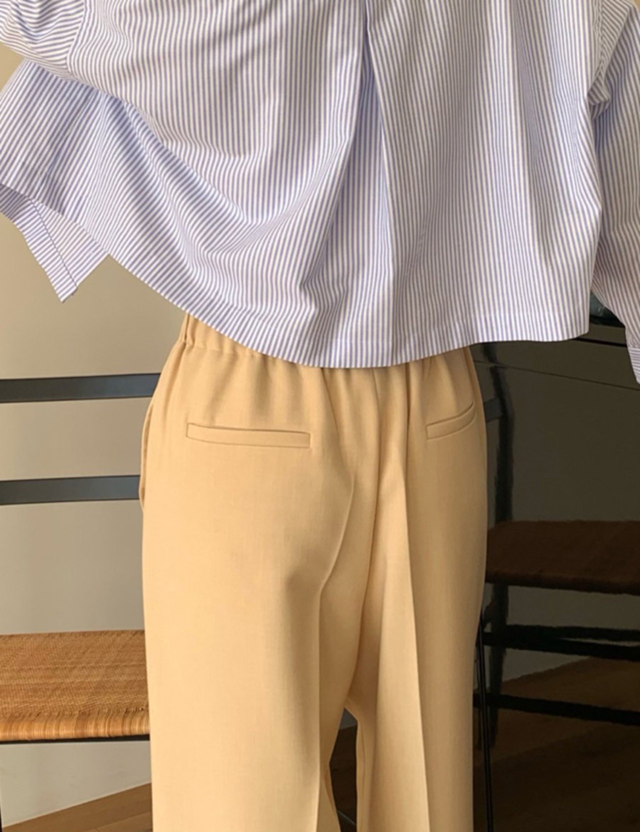 【新作5％OFF・3日間】Spring Simple Slacks_2colors