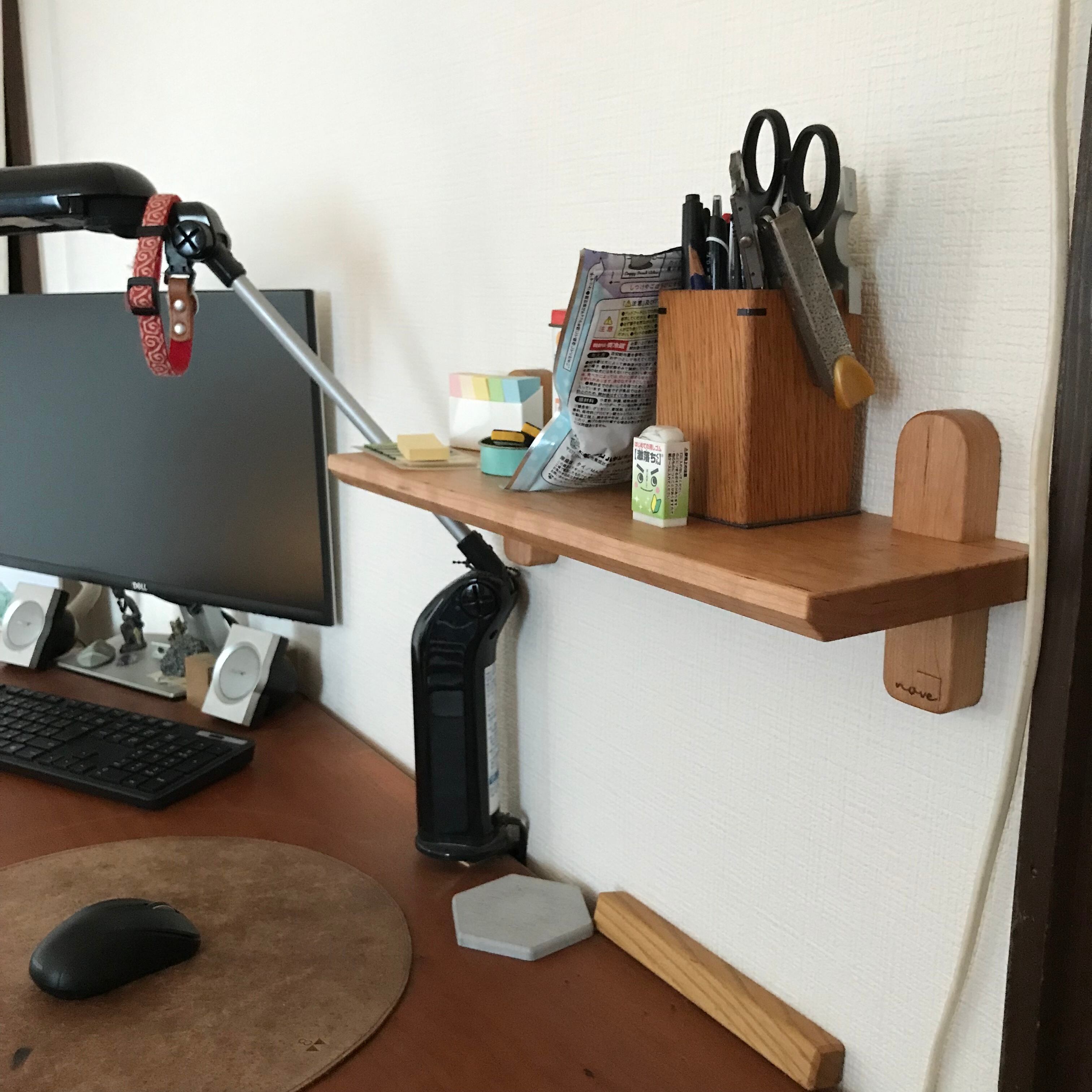 ウォールシェルフ・シングル】どこにでも設置できる棚 | nove