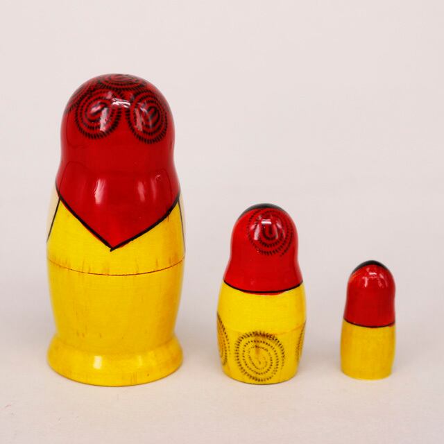 セミョーノフ 伝統柄マトリョーシカ 3個型 | GINZA HAKKO 木の香