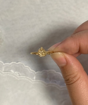 fragment of glass ring