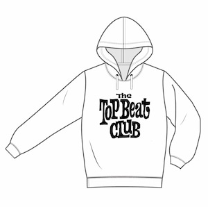 TOP BEAT CLUB プルオーバーパーカー白