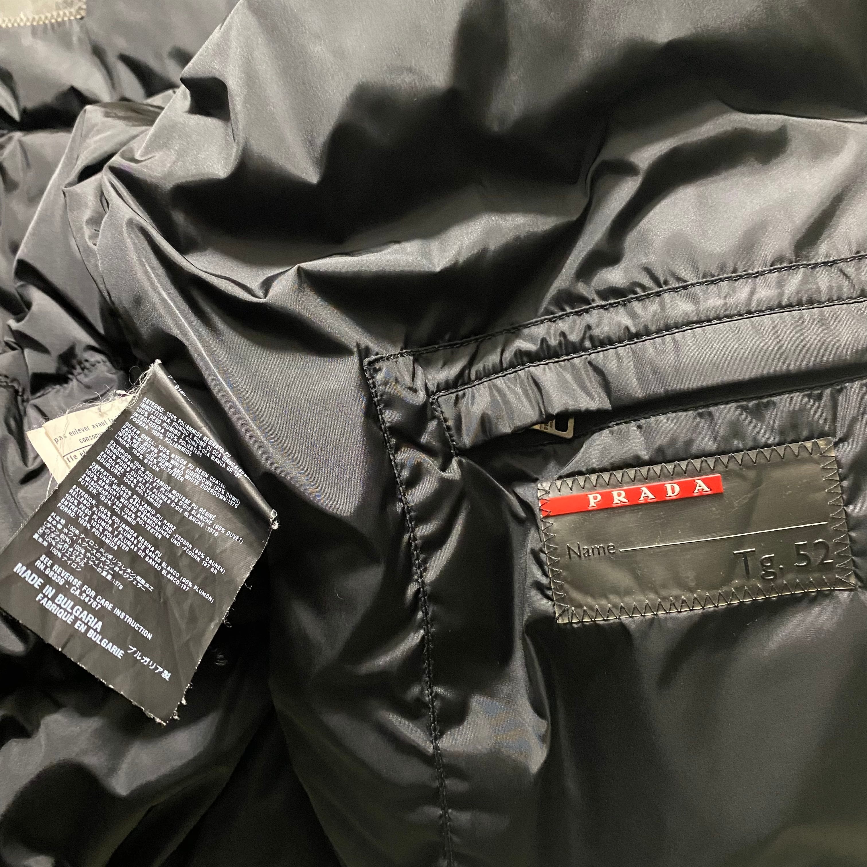 PRADA SPORT nep print down jacket | NOIR ONLINE