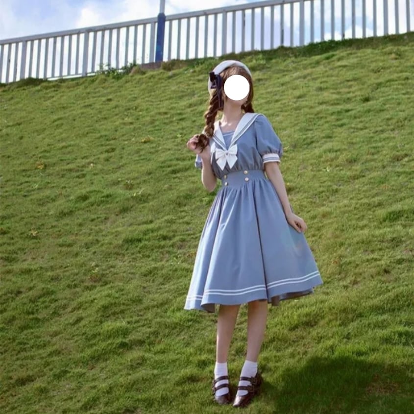 ロリータ セーラー服 ワンピース 3color | ChouChou ロリータ セーラー服 ワンピース 3color | ChouChou