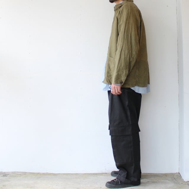 weac. WARRRK JACKET / リネンカバーオールジャケット （Olive） | C