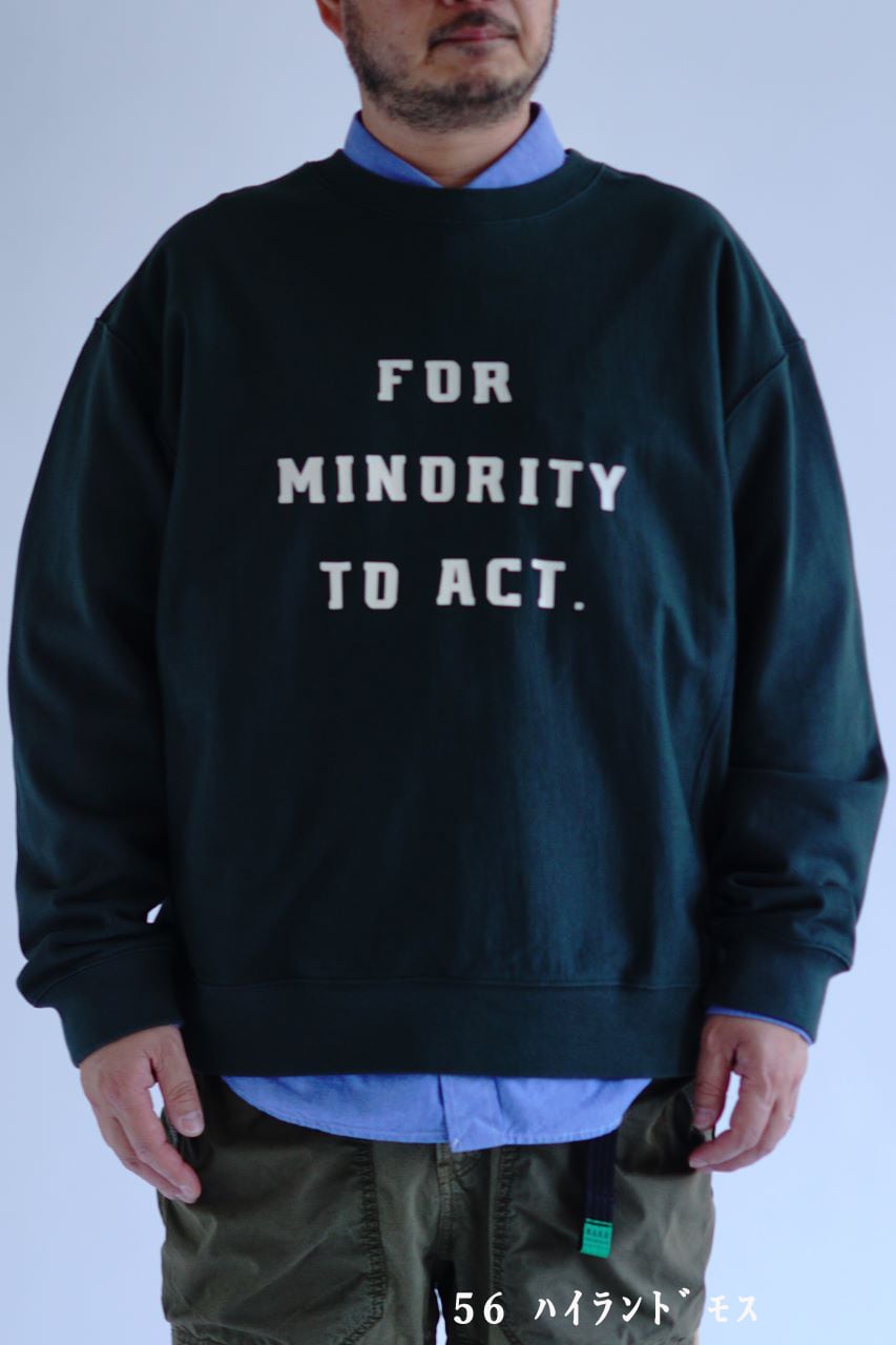 10/17☆【25-26秋冬新作】HKT611 FMTAロゴスウェット | H.A.K.U