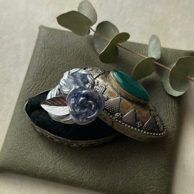Bouquet Ring -BLUE-