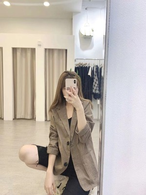 千鳥柄ジャケット