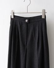 〈CHANEL〉Wool Wide Pants P09177V05807