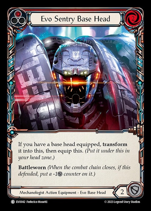 EVO042【EN】【Mechanologist】Evo Sentry Base Head 画像