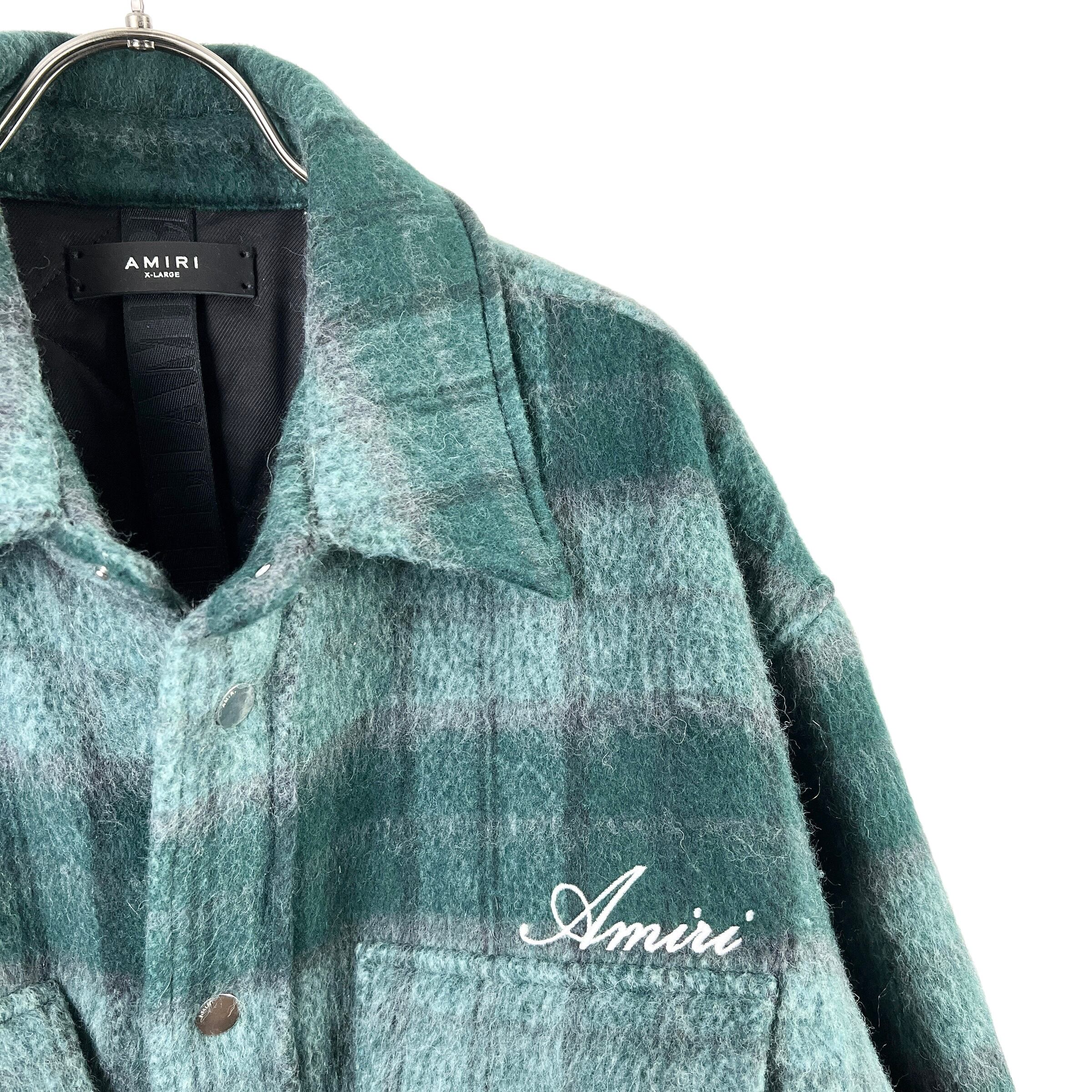 AMIRI (アミリ) BRUSHED PLAID OVERSHIRT シャツブルゾン JACKET AMIRI (アミリ) BRUSHED PLAID OVERSHIRT シャツブルゾン JACKET