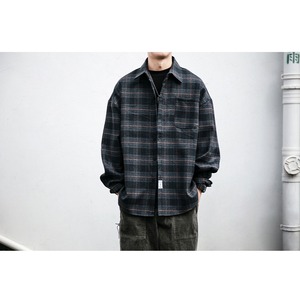 ★BRUSHED CHIC WARM CHECK SHIRT　　　32253