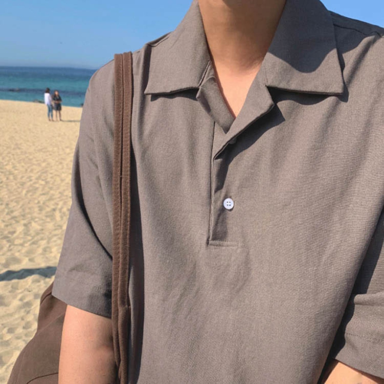 シンプルシャツトップス　MT0080190