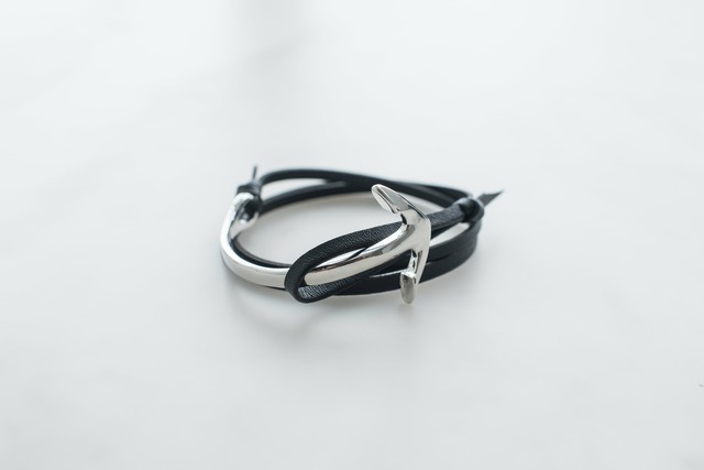 ANCHOR BRACELET LEATHER