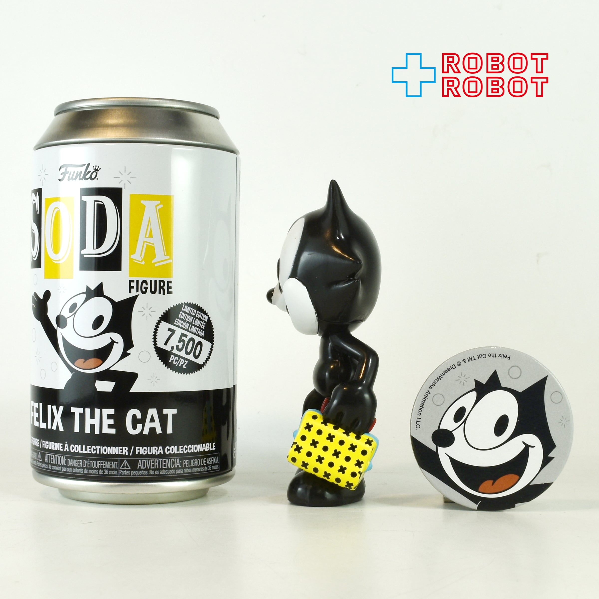 ファンコ SODA ソーダ缶 フィリックス・ザ・キャット 黄色いカバンver