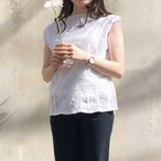 【綿100%】レトロ可愛い 多柄フレンチスリーブブラウス｜サムネイル1