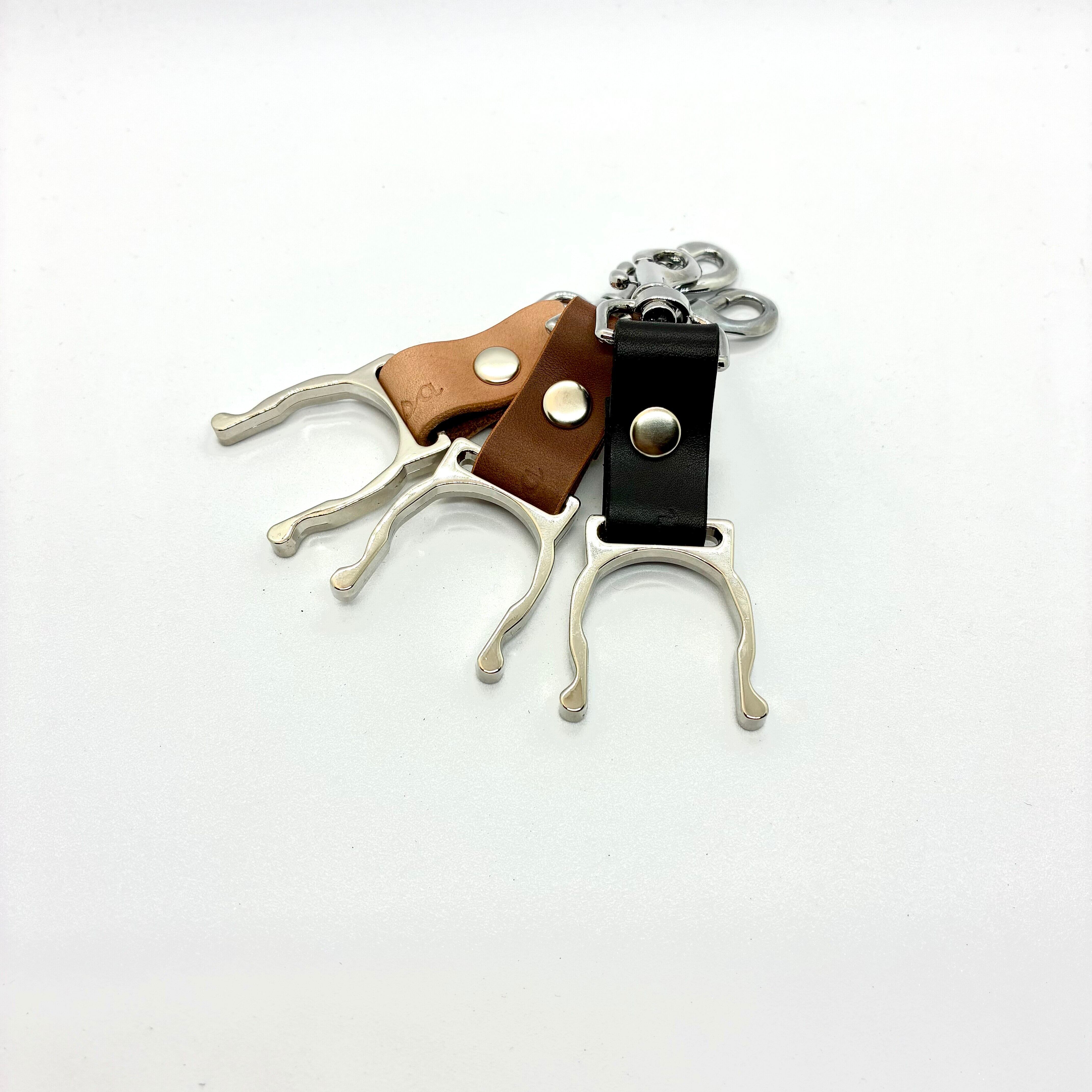 本ヌメ使用ペットボトルホルダー/キーホルダー/本革 | Leather Craft Casa
