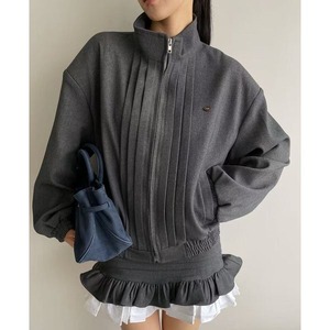 Front Pleats Jacket 503942