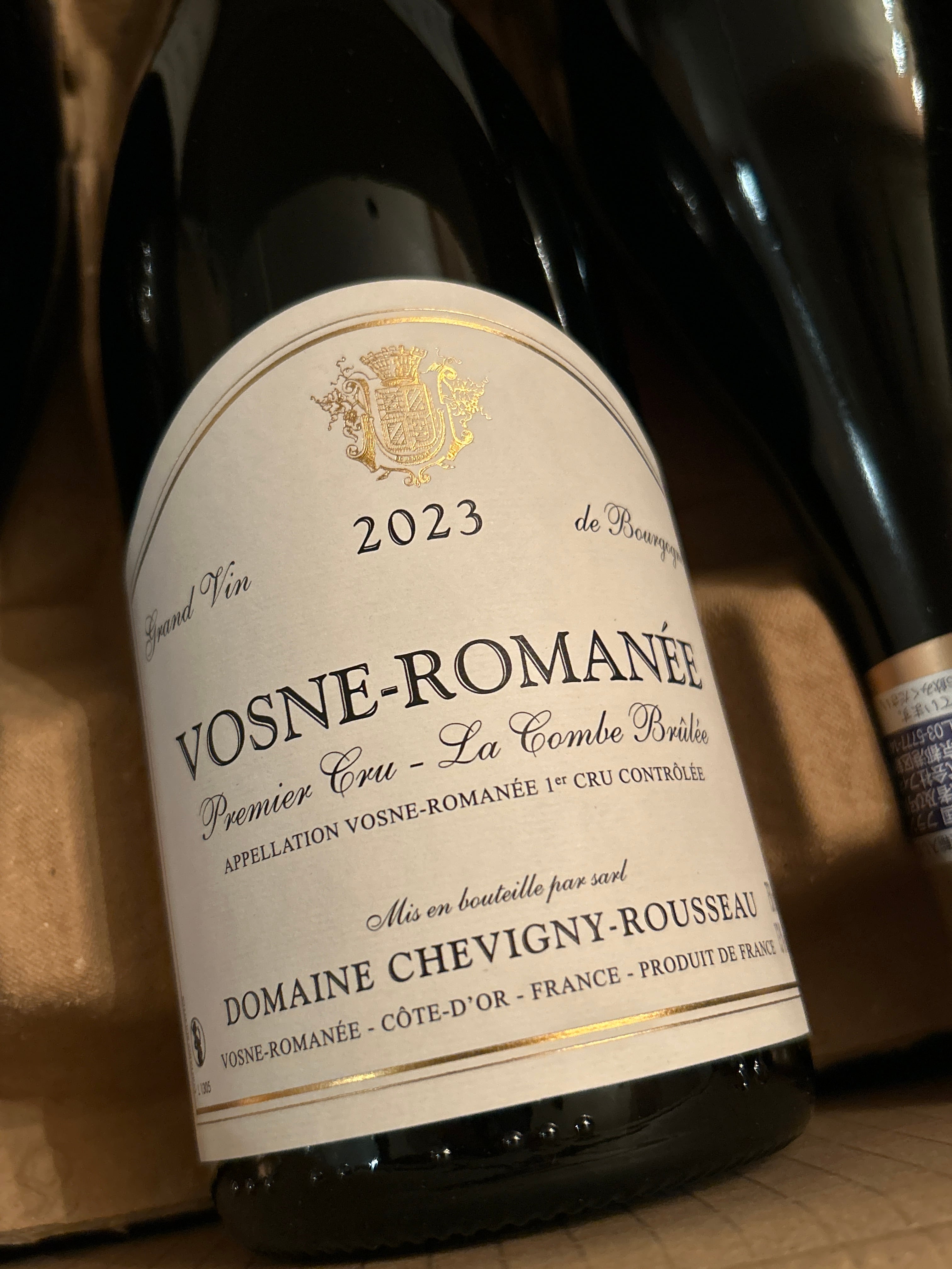 2023ヴォーヌ・ロマネ1級ラ・コンブ・ブリュレ(シュヴィニー・ルソー