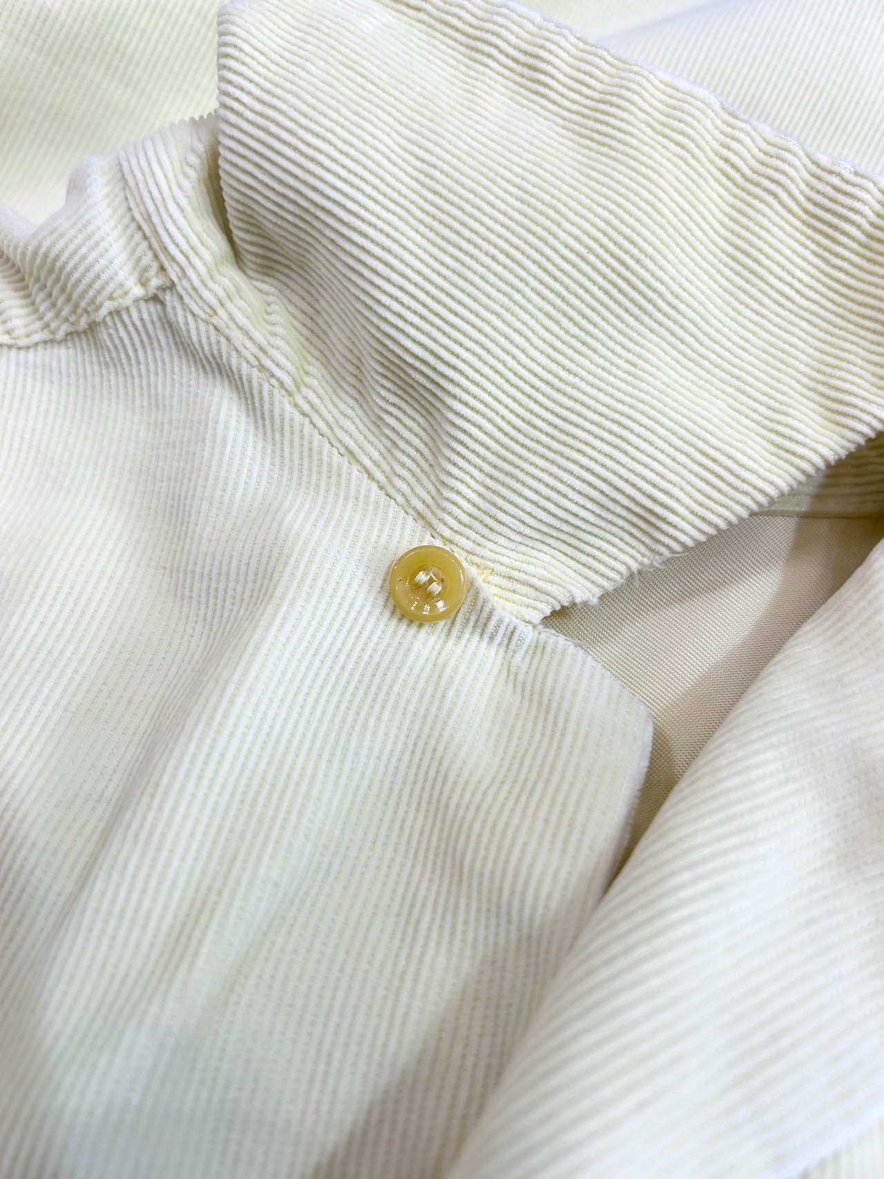 40〜50s CORDUROY OPEN COLLAR SHIRT Size M程