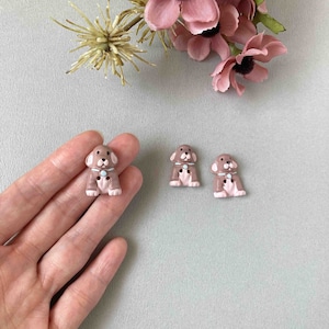 お座り犬のUKボタン(22mm)