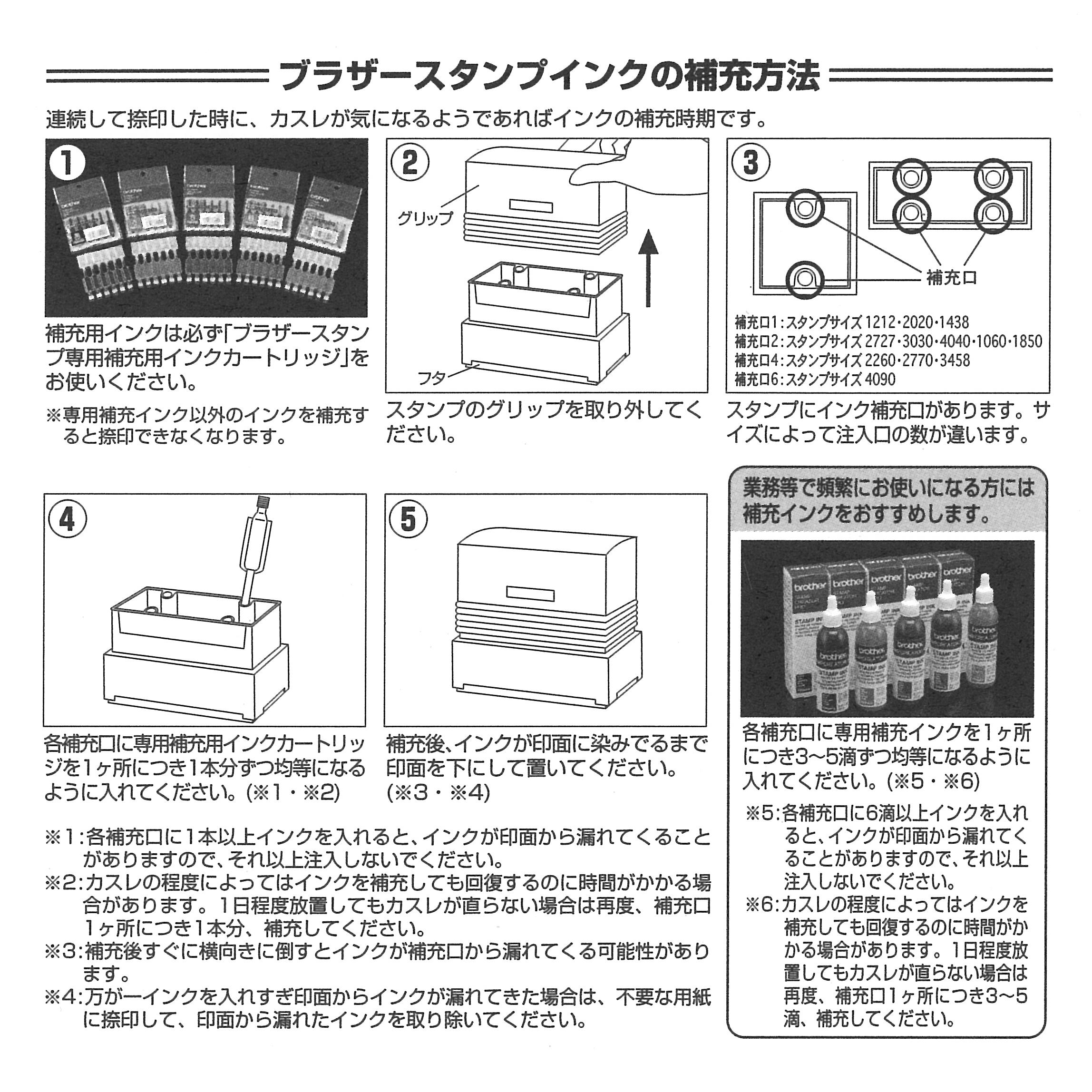 ボトルタイプ補充インク［brotherスタンプ］ | アルファノート(六本木