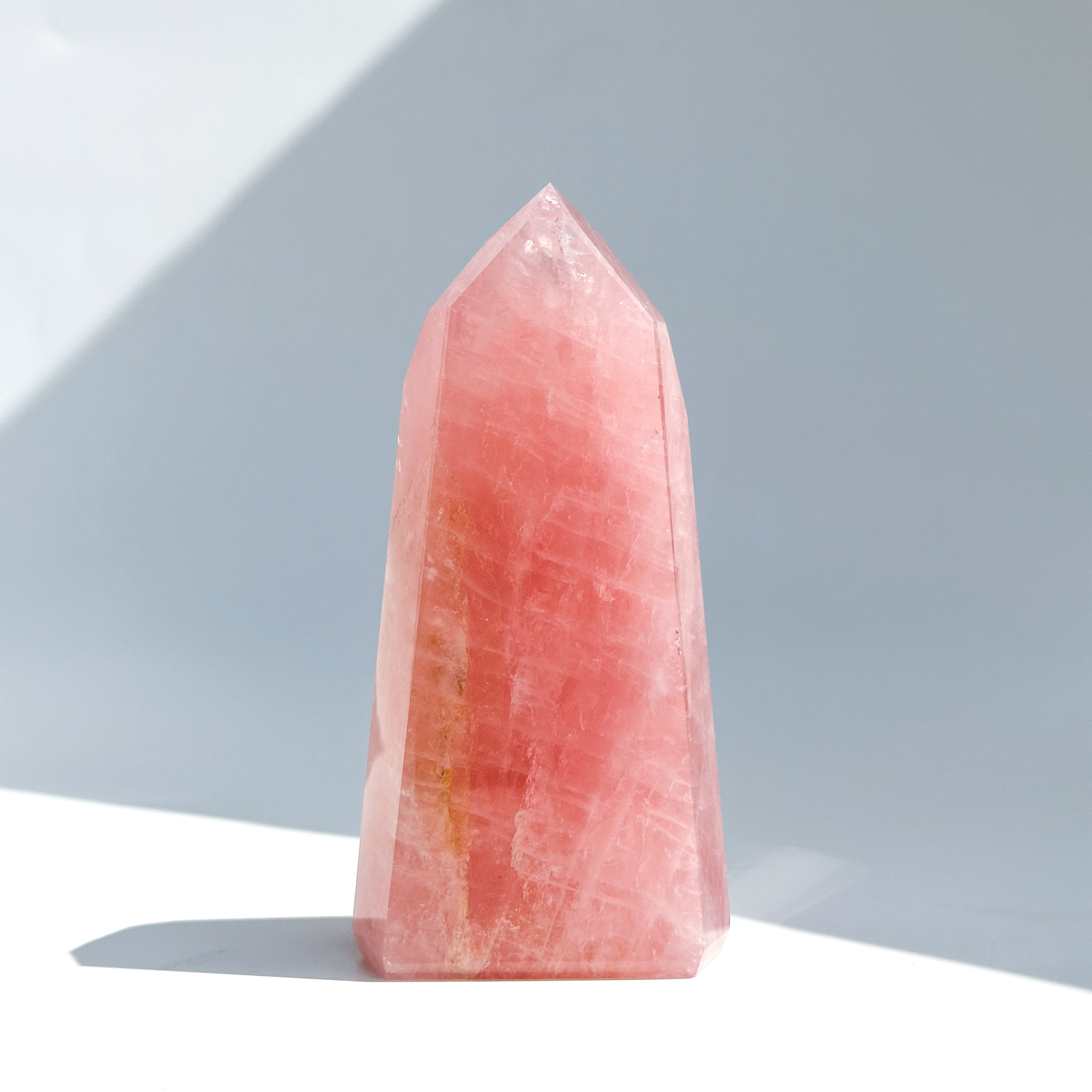 Big【高品質】バイーア産ローズクォーツ タワー14◇ Rose Quartz